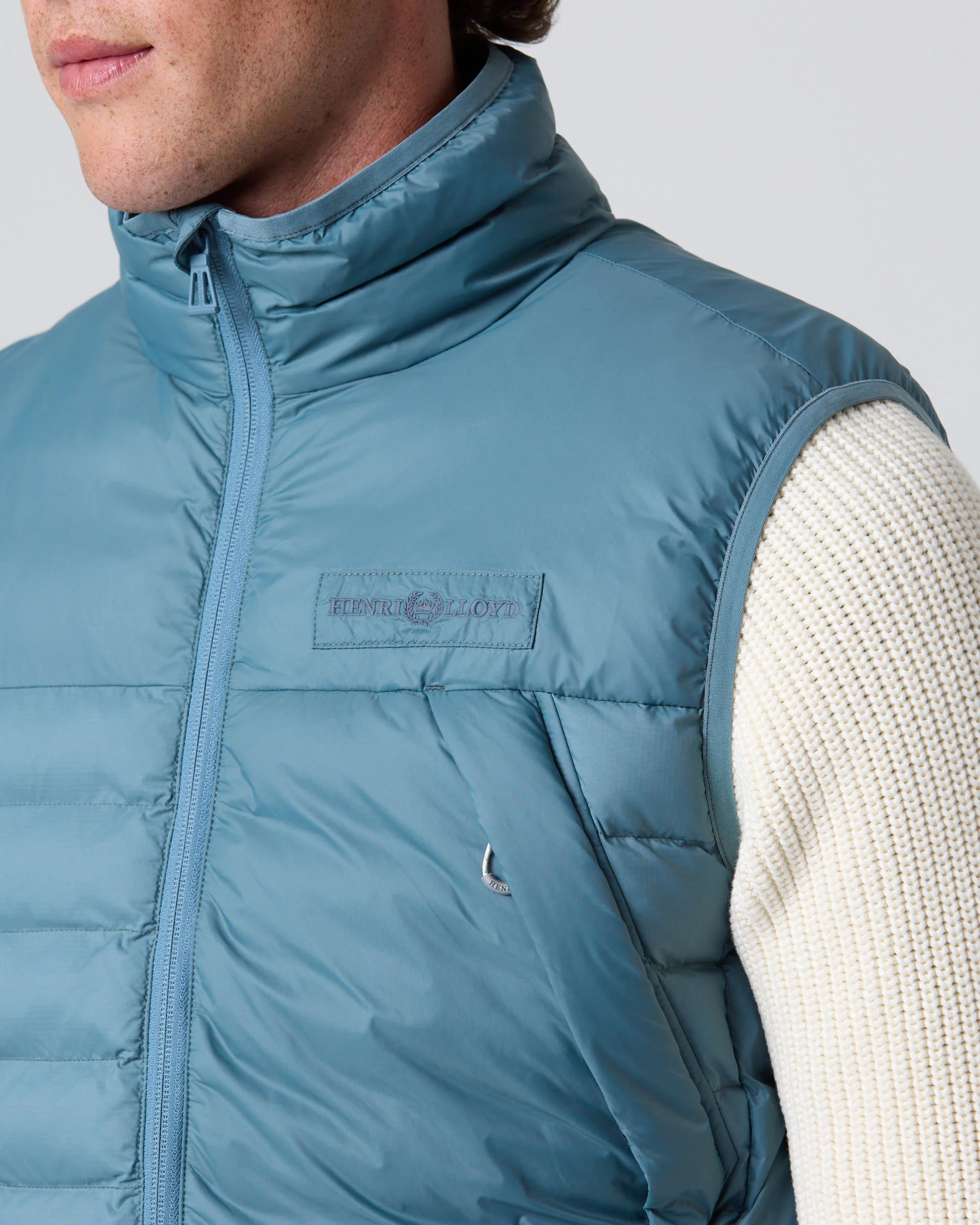 Bergen Gilet - Sea Spray Blue - Image 6