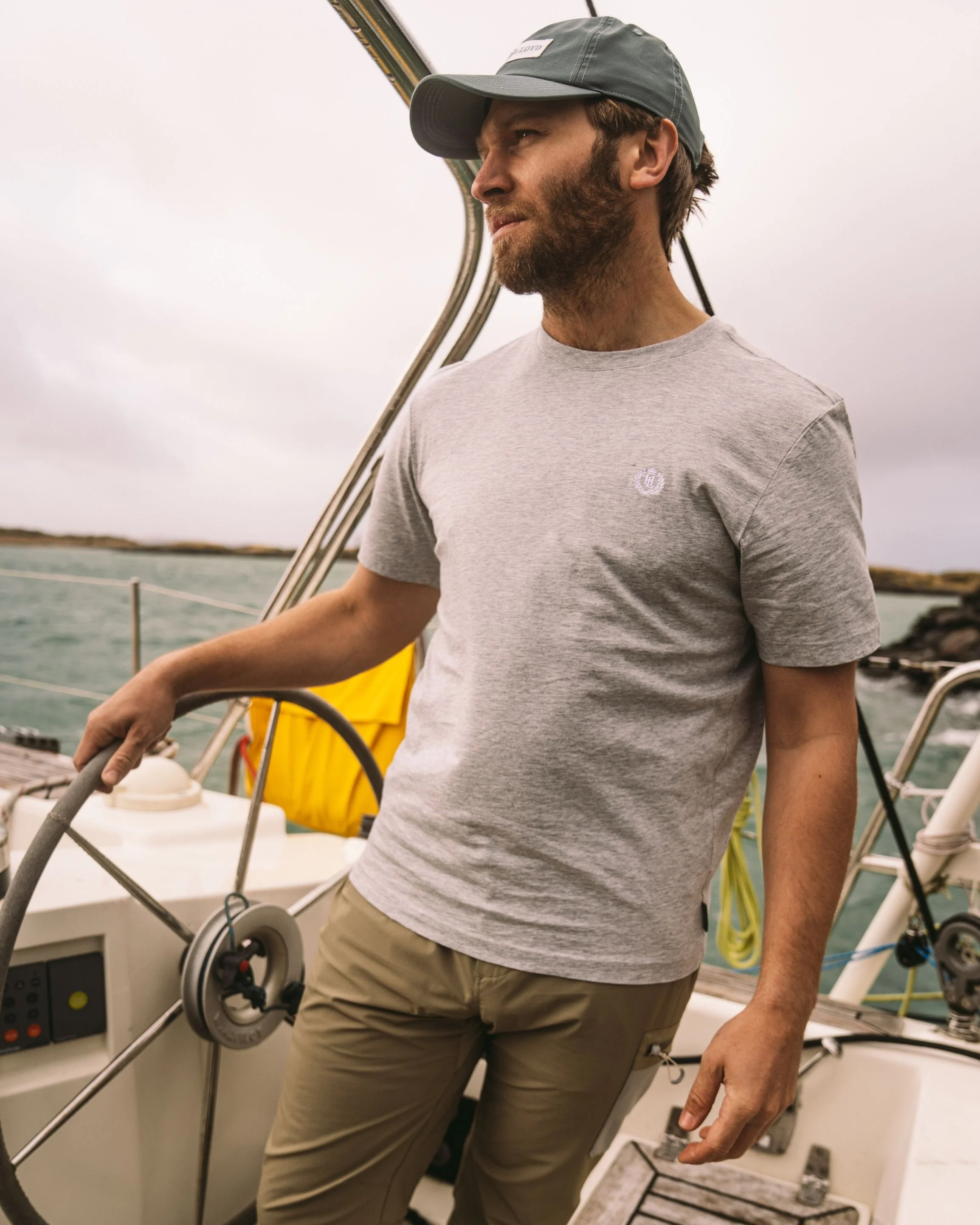 Cowes T Shirt - Kelp - Image 2