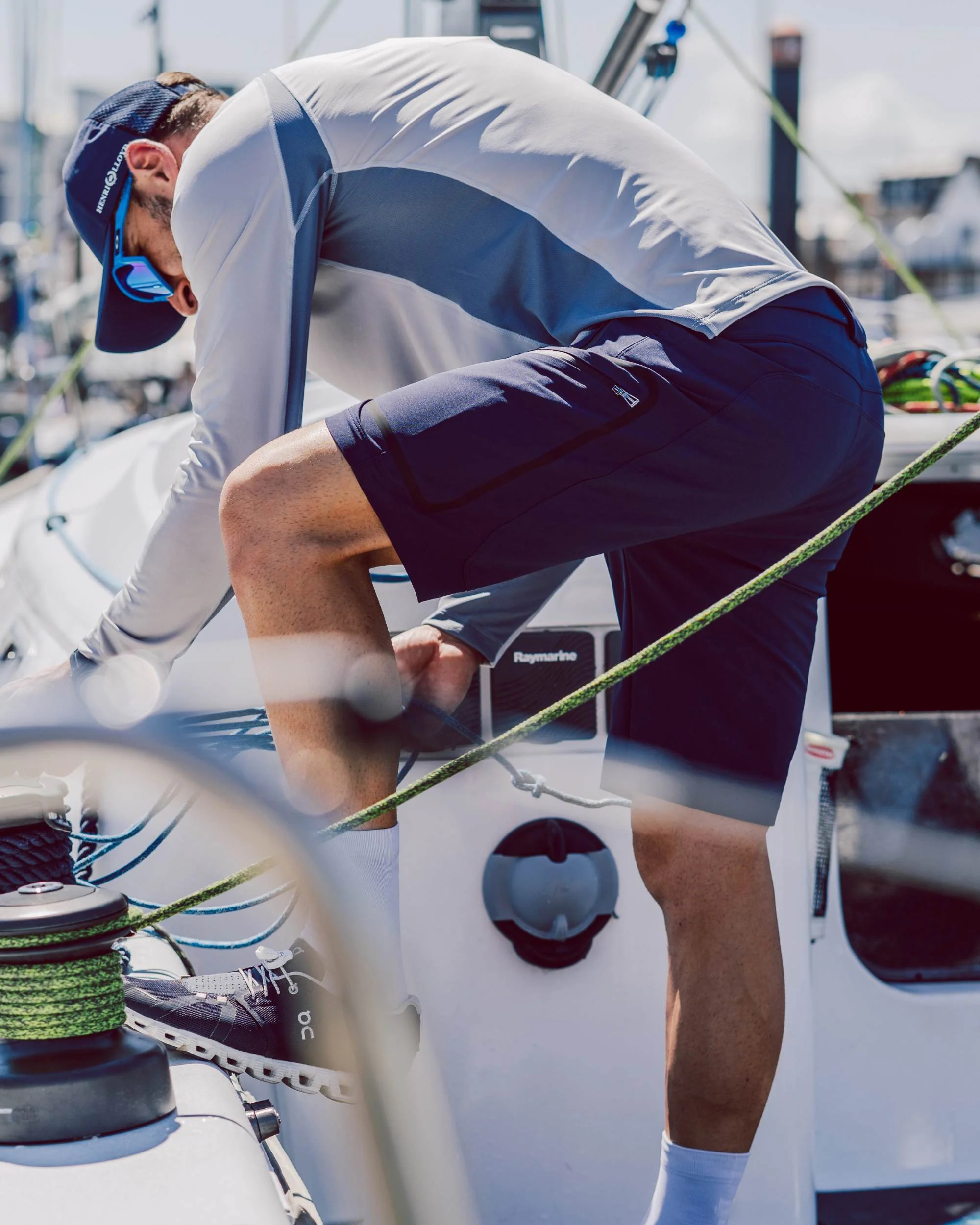 Men's Dynamic Deck Shorts - Navy Blue - Image 2