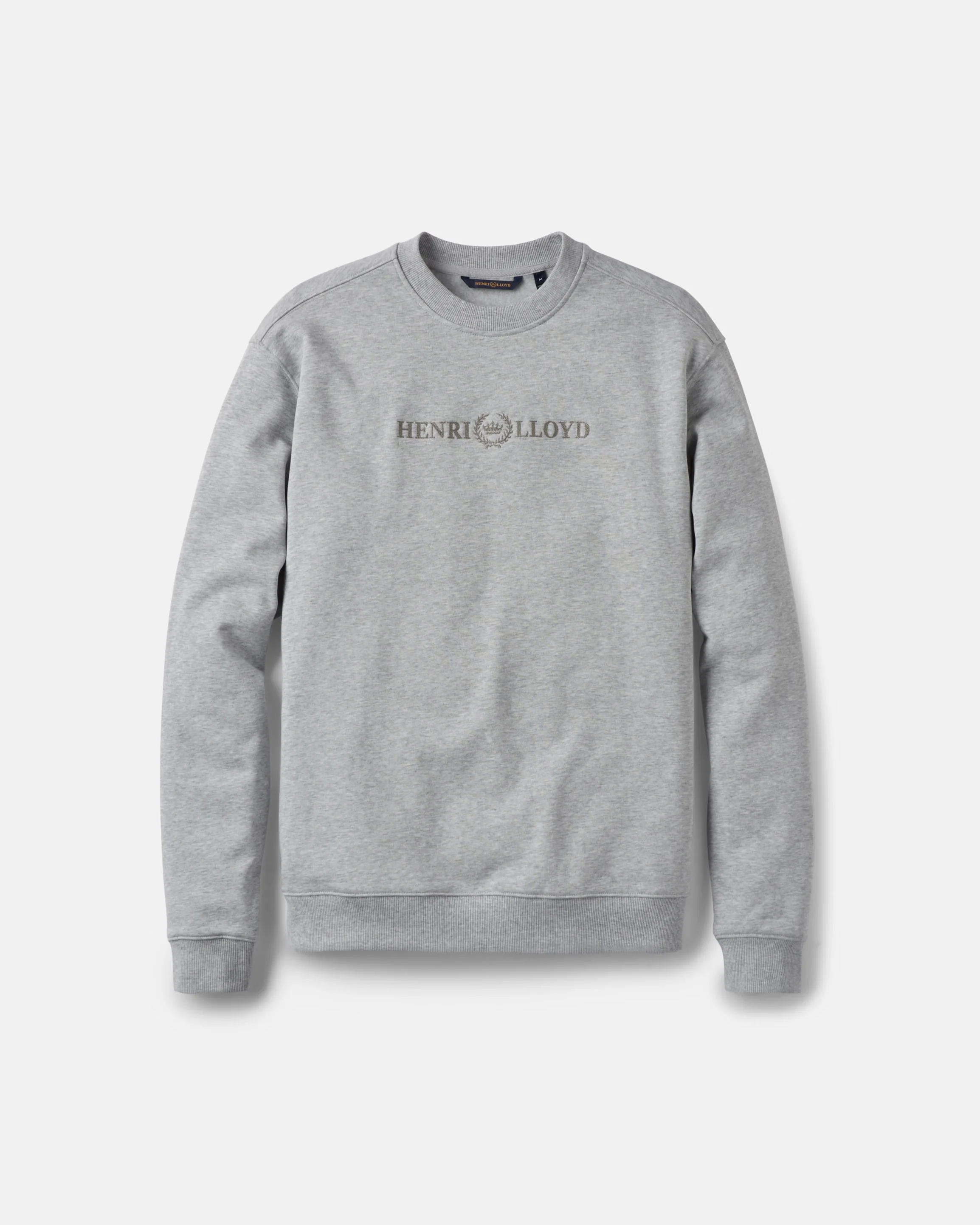 Lytham Crew Neck Sweat - Light Grey Melange