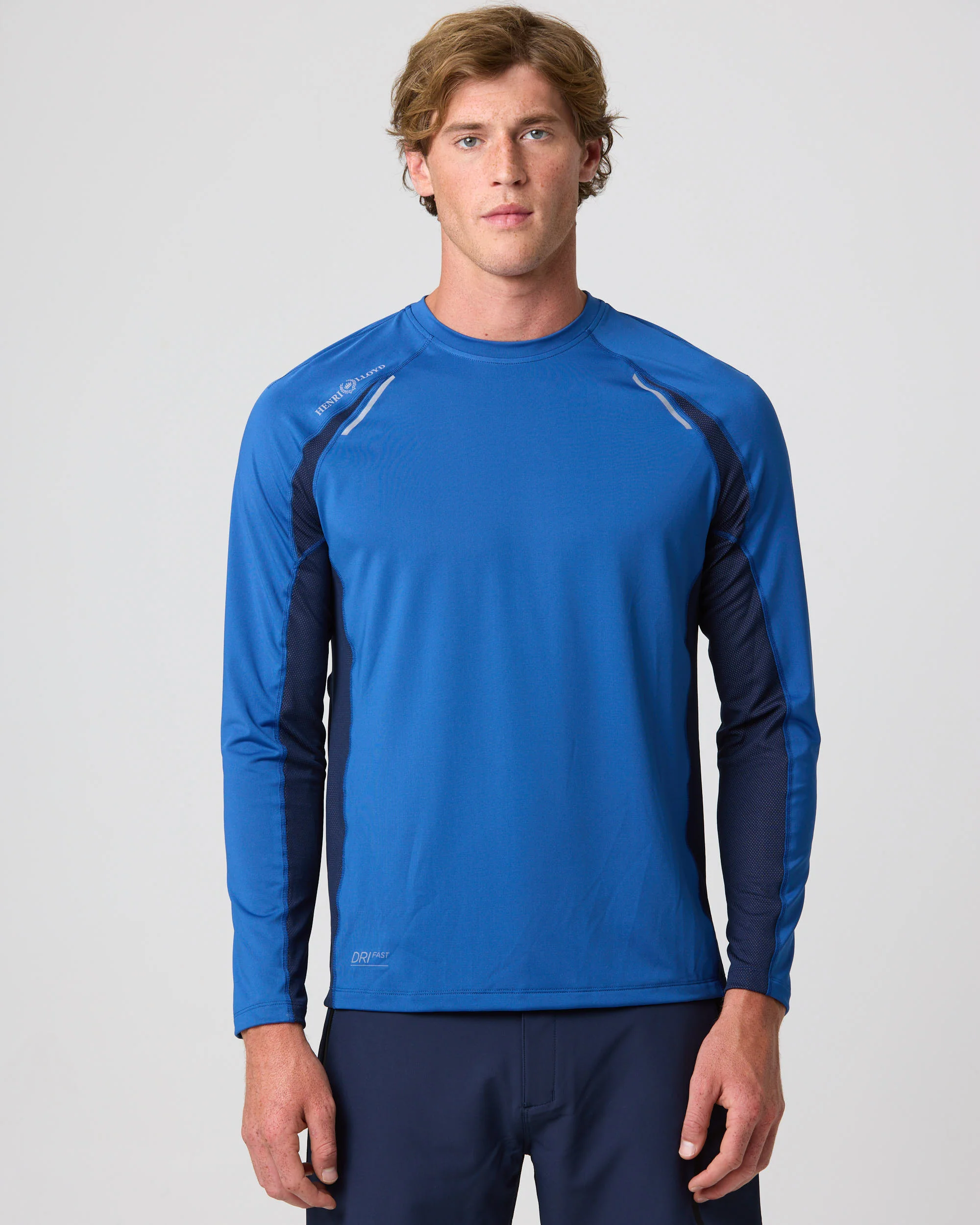 Men's Dynamic Dri Fast Long Sleeve Tee - Cygnet Blue