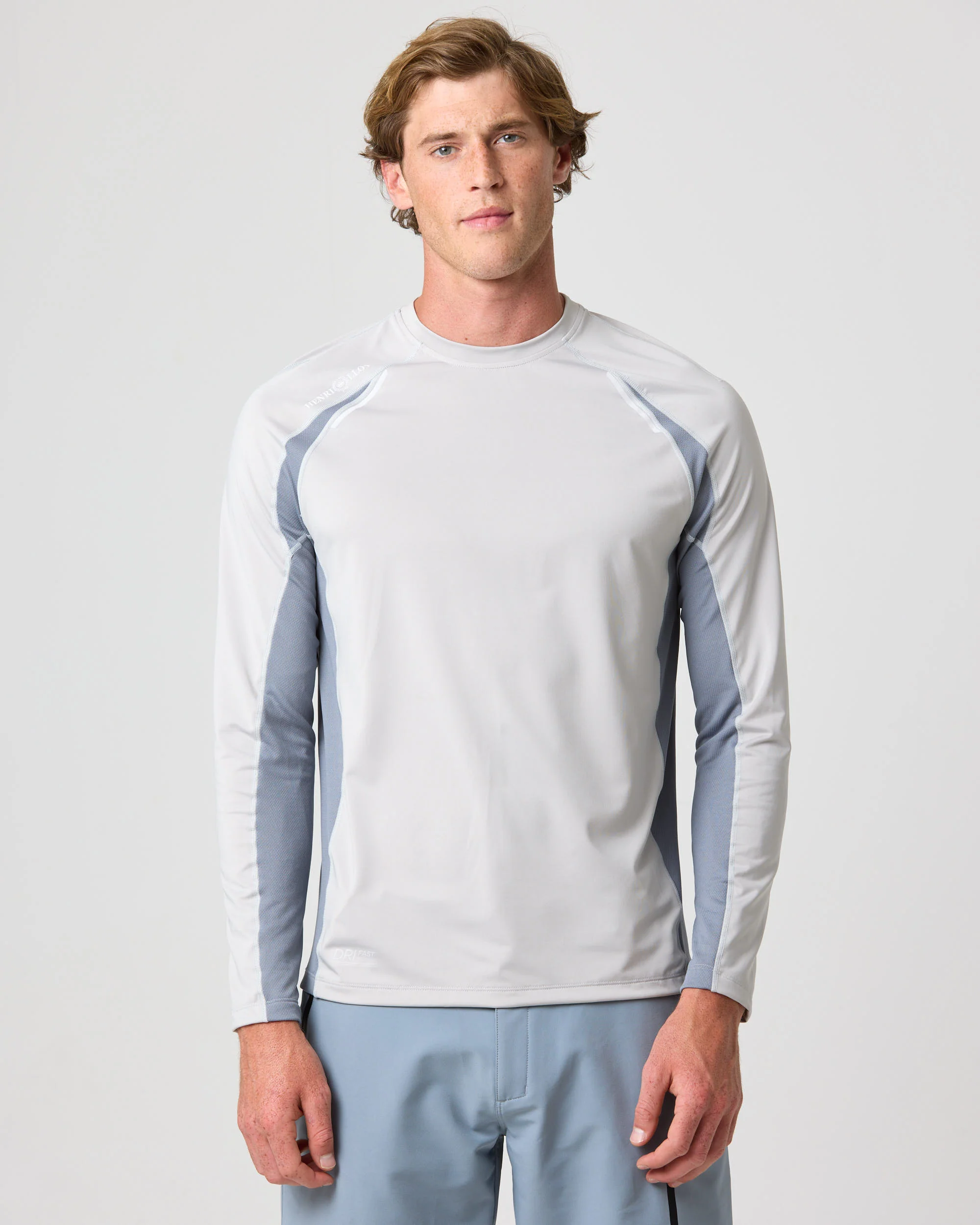 Men's Dynamic Dri Fast Long Sleeve Tee - Ice